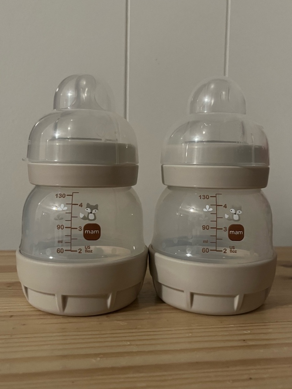Mam Baby Bottles with Stage 0 Nipples